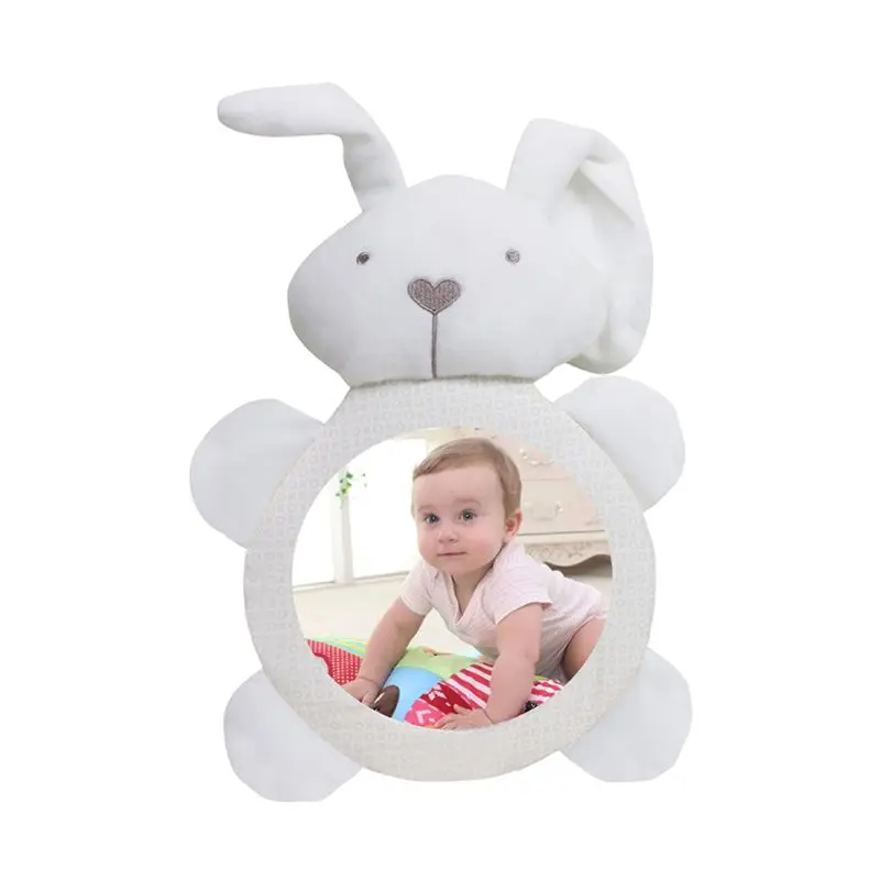 Espejo de seguridad ajustable para beb&eacute;, reposacabezas para asiento trasero de coche, espejos retrovisores, Monitor para ni&ntilde;os-5