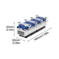 12v peltier radiator easy install diy fan semiconductor refrigeration thermoelectric cooler accessories air conditioner 288w