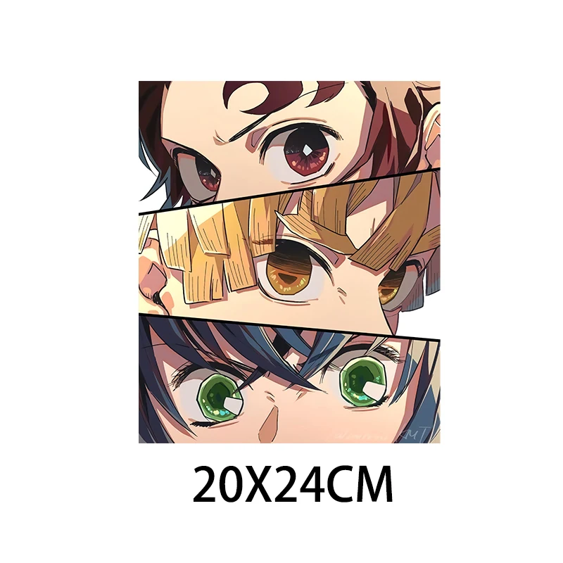 Горячая Распродажа для одежды Nezuko патчи полосы джинсов теплопередающие