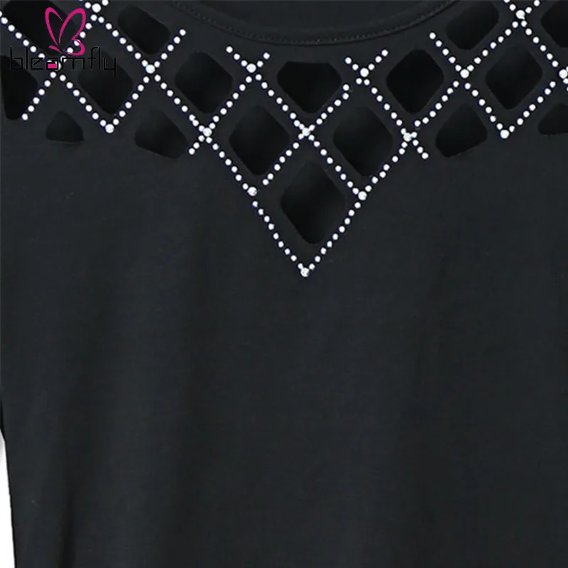 2019 Сексуальная женская летняя повседневная Праздничная футболка женский черный