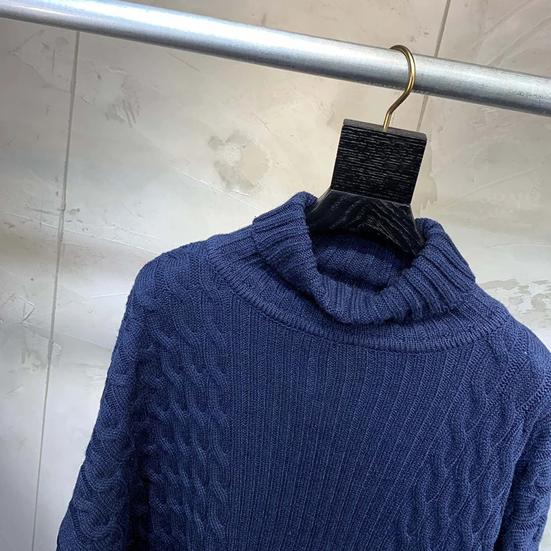 TWOTWINSTYLE винтажный лоскутный вязаный свитер с кисточками для женщин водолазка