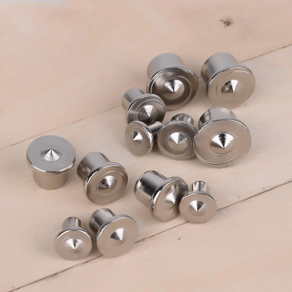 

12pcs Woodworking Log Locator Dowel Furniture Positioning Tools Tenon Top Logs Wooden Pin Center Punch Accessories Tools