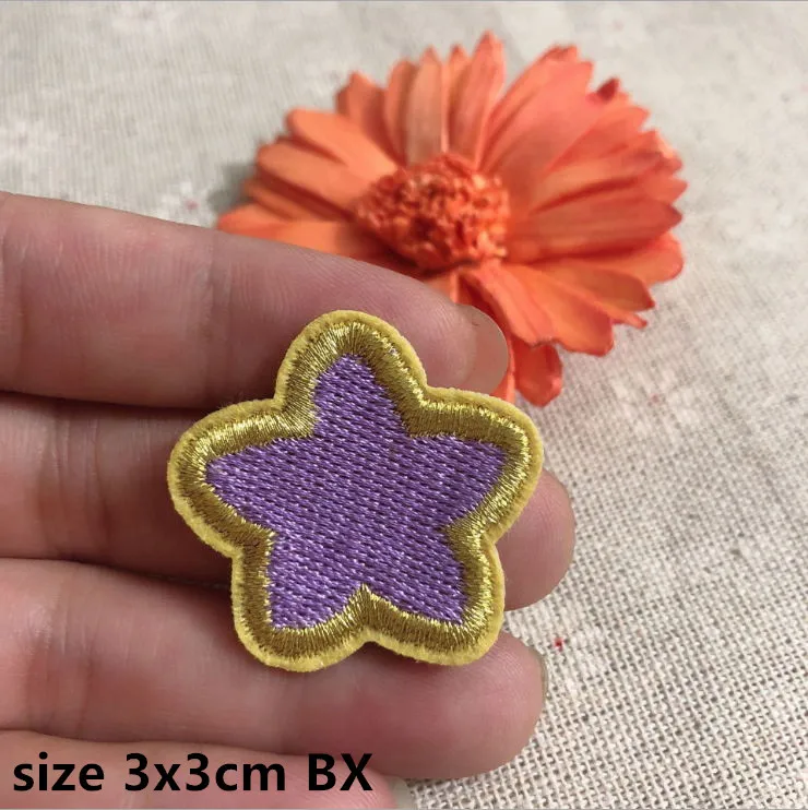 Новое поступление 10 шт. нашивки с вышивкой в виде звезд аппликация для