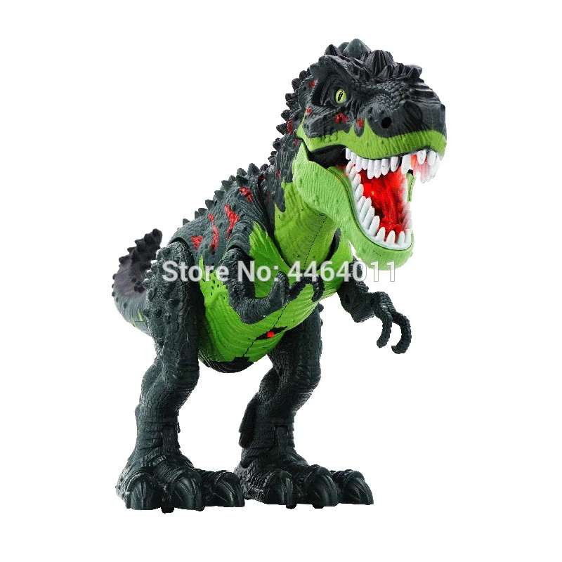 Динозавр RC тираннозавр рекс животное дистанционное управление звук Dinobot электрические ходячие Животные Игрушка музыкальный светильник игрушки-спрей