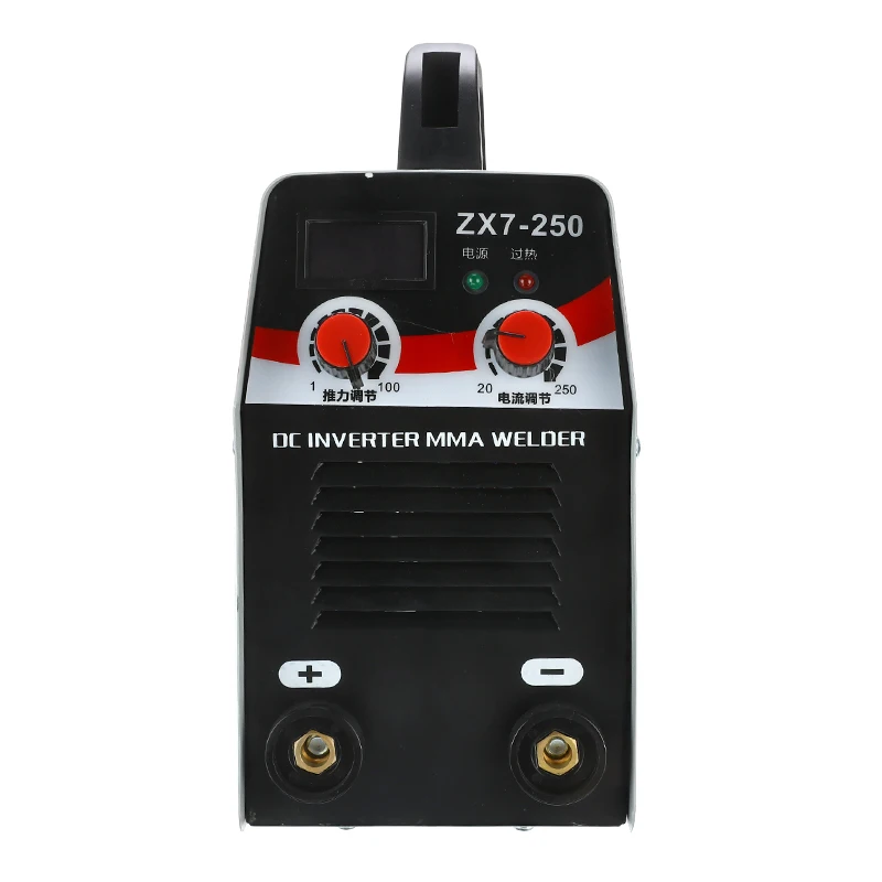 DC инверторный Сварочный аппарат 220V IGBT MMA сварочный 20-250Amp для домашнего начинающих