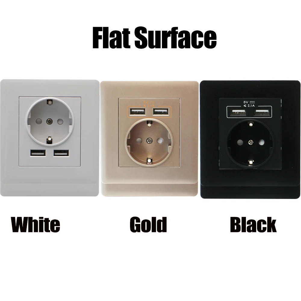 Умный дом настенная розетка стандарта ЕС 16A изогнутая/плоская поверхность для