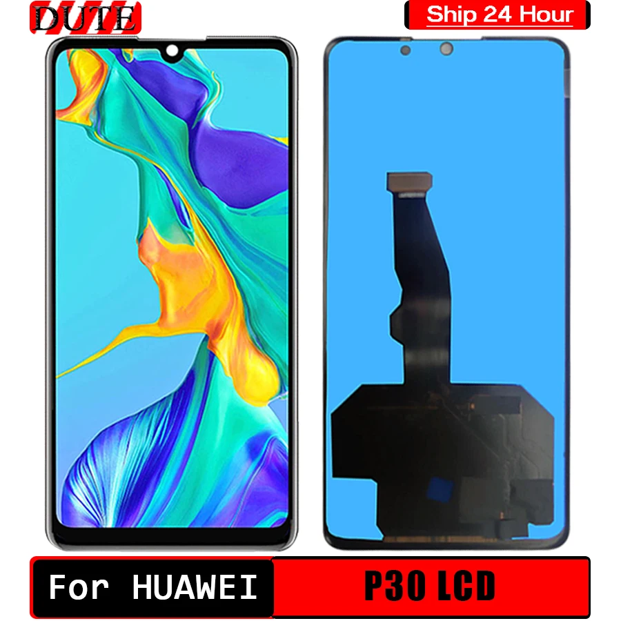 ЖК дисплей TFT для Huawei P30 цифровой преобразователь сенсорного экрана в сборе без