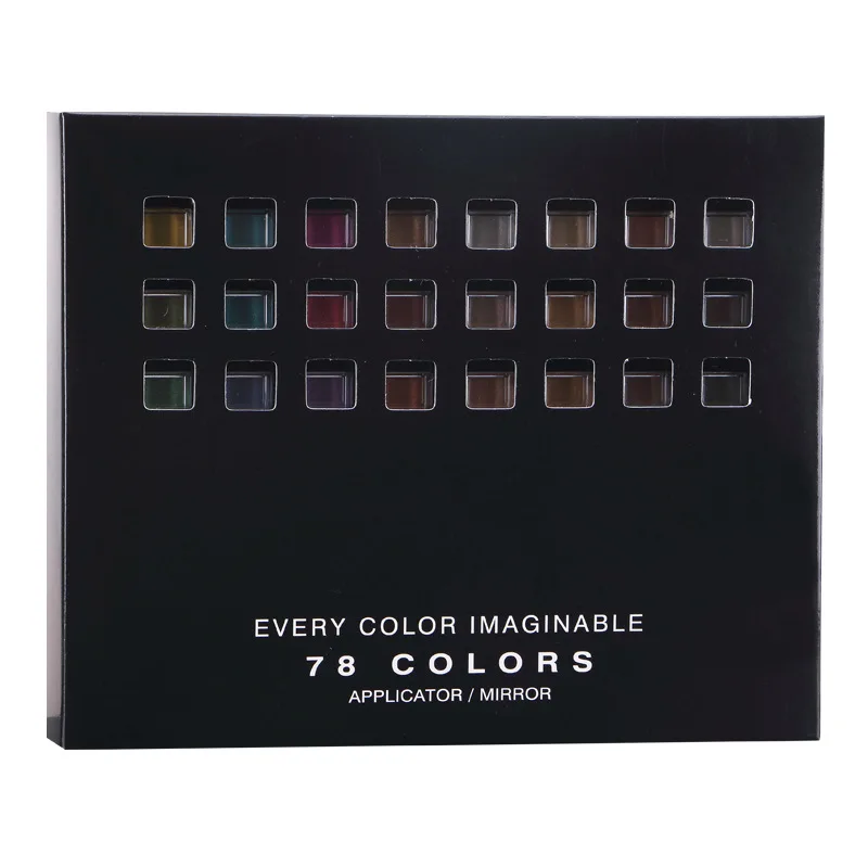 Модная профессиональная косметическая Палитра 78 цветов косметический набор