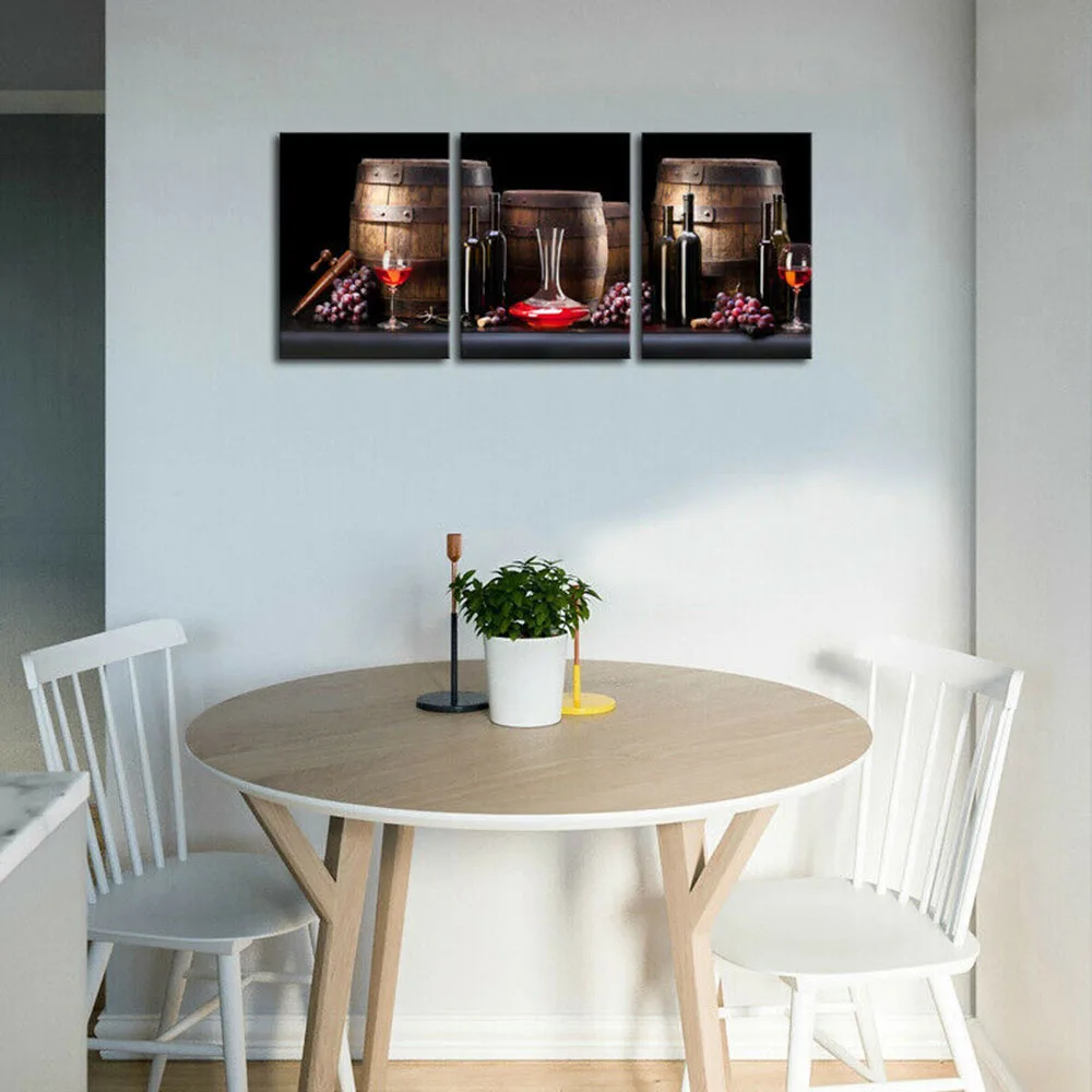 Картина на холсте Sanlian винный бочонок картина маслом для гостиной домашний декор