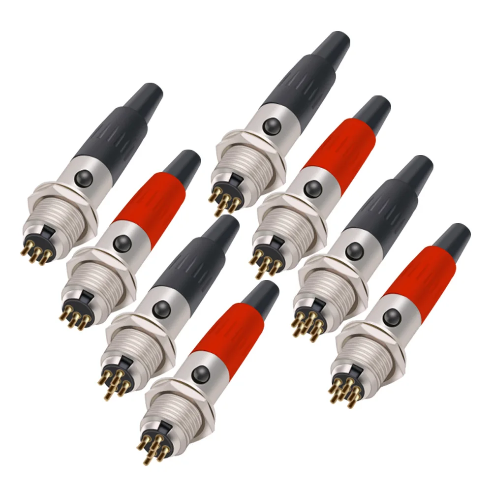 1 компл. Mini XLR 3 4 5 6 контактный разъем Мама + папа маленькая аудио микрофонная