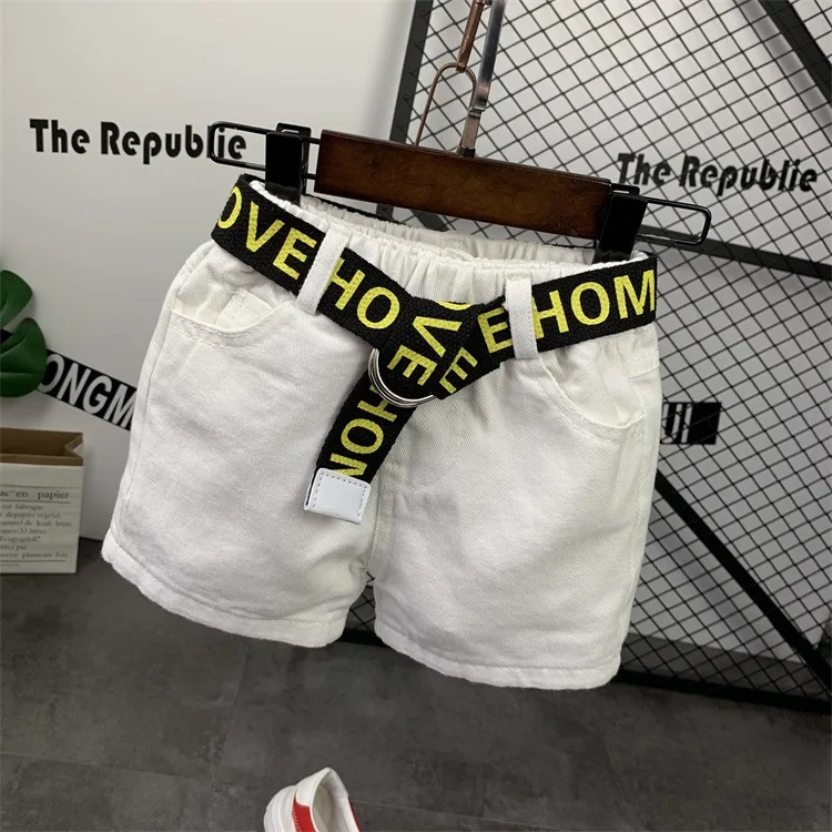 2021 Boys Denim Shorts Baby Boy Knee Length Pants 2-7 Years Kids Summer Casual Jeans Children's Cowboy Short Pants