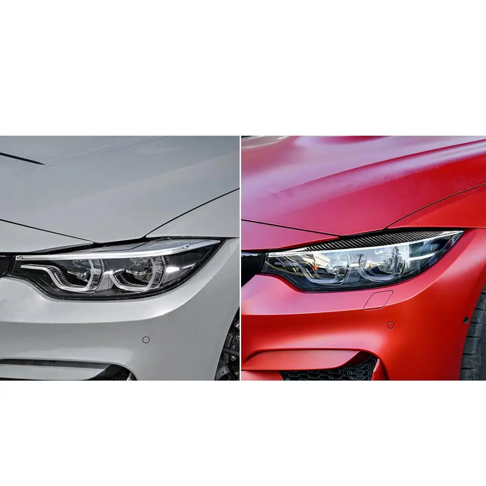 Автомобильная фара из углеродного волокна Eyelid BMW 4 серии F32 F33 F36 M3 F80 M4 F82 F83 2014-2018