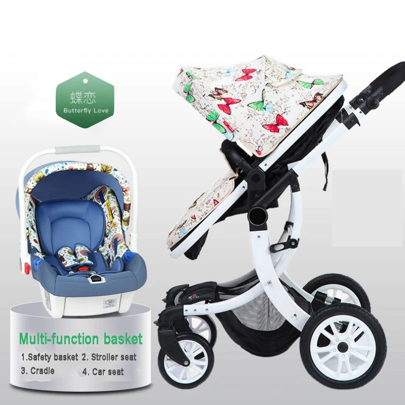 Детская коляска может применяться для сидения при горизонтальном положении на