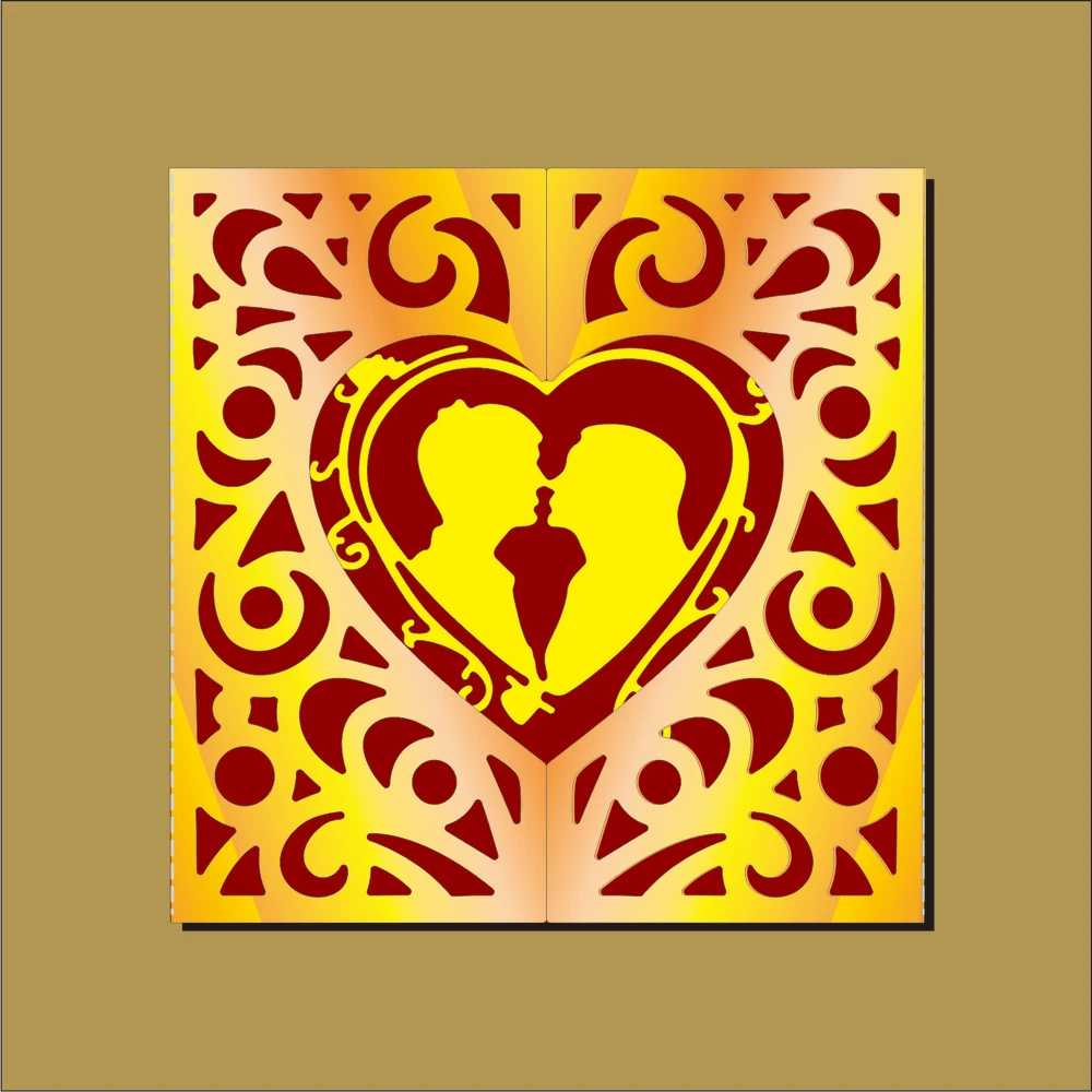 Свадебные приглашения штампы металлические Вырубные новые Скрапбукинг День