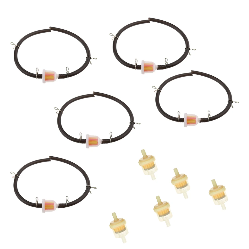MagiDeal 10X 47 49cc мини газовый шланг линия топливный фильтр комплект для грязи