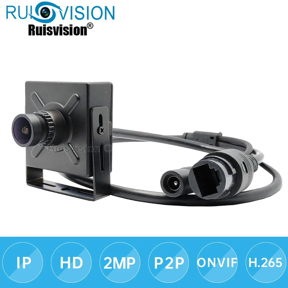 Миниатюрная IP камера HD1080P/2MP 3MP 4MP P2P Onvif для домашней безопасности маленькая IPC