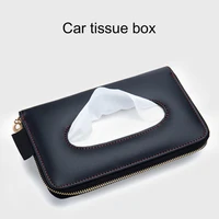 auto car sun visor hanging tissue storage box holder paper container accessories