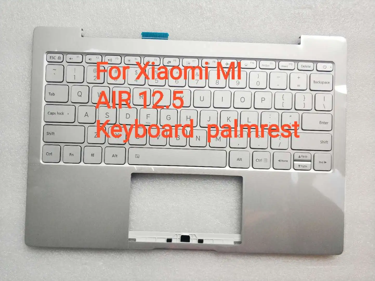 

Laptop Parts For Xiaomi 12.5 Keyboard US Keyboard for XIAOMI AIR 12.5 Keyboard with Backlight Silver 161201-AA