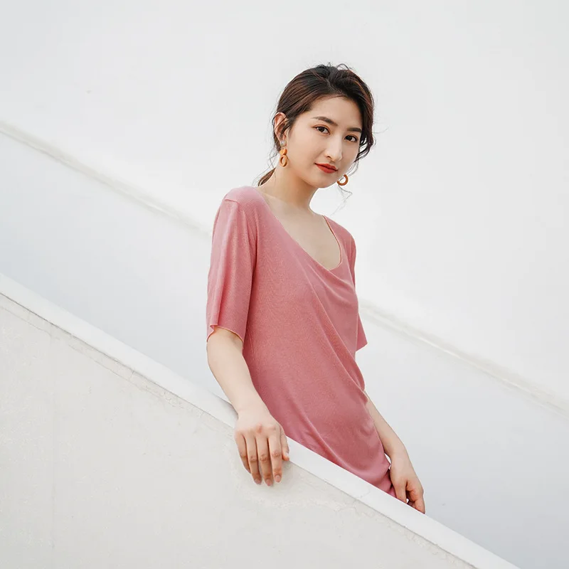 New Summer Autumn Modal Slim Round Neck Nightgown Solid Color Long Skirt Women's Nightdress Home Wear Comfortable Soft Nightwear