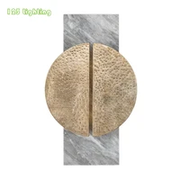 natural marble led wall lamp foyer hall aisle wall lights mirror bedside stairs wall sconce nordic decoration atmosphere lamp