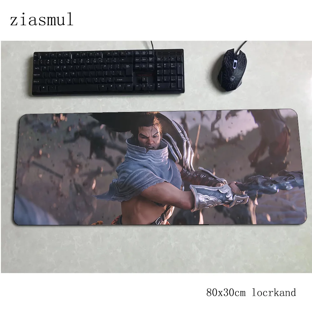 Yasuo padmouse 80x30 см игровой коврик для мыши модный большой компьютерный стол классный