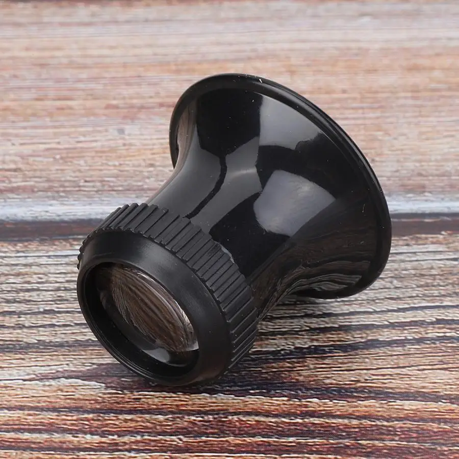 Ультра-светильник 15X пластиковые часы Ремонт лупа ручные ювелирные изделия