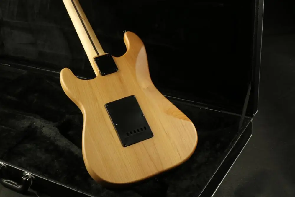 Высококачественная Разобранная гитара клен шеи красное дерево тела diy Гитарный