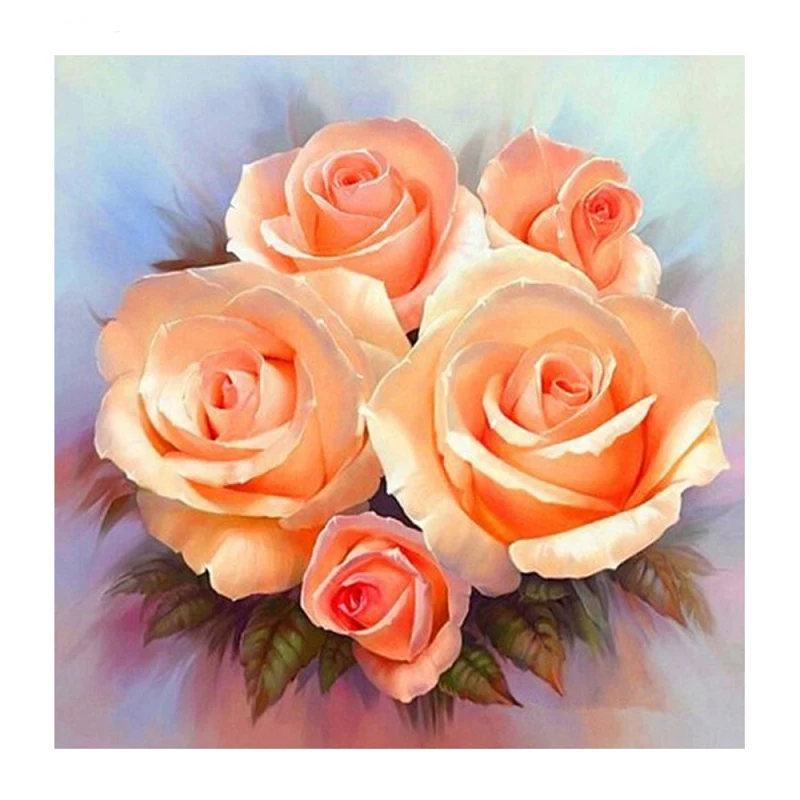 

5D DIY Diamond Mosaic Flowers Patterns Rhinestone Handmade Diamond Painting Cross Stitch Rose Embroidery Home Decor Gift