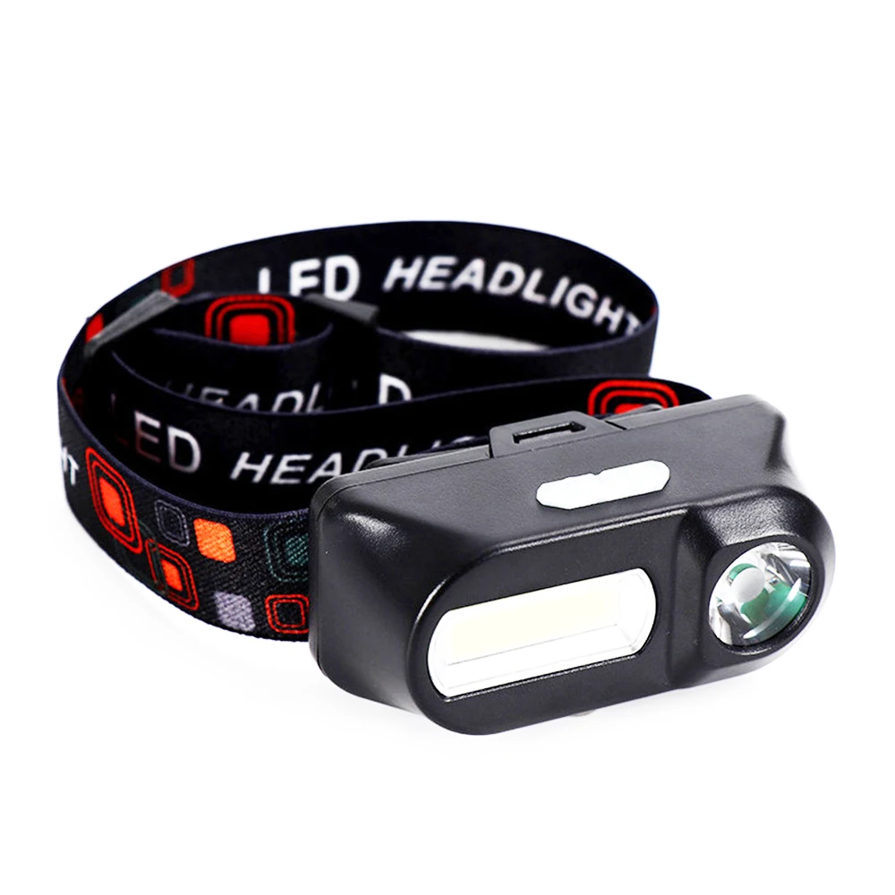 Открытый Кемпинг мини-cob LED фары USB зарядка рыболовные Налобные фонари фонарь кемпинг туристический нож фонарик