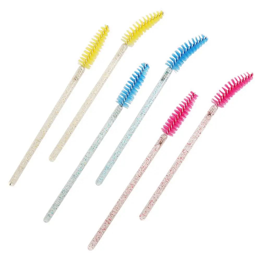 50 шт./компл. искусственные кисти для туши ресниц палочки аппликатор Прививка