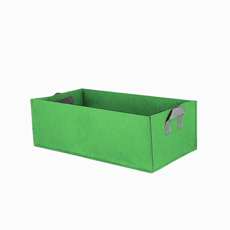 Thicken Eared Non-woven Felt Rectangular Beautiful Planting Bag Nursery Basin Balcony Garden Product Bed Customization | Дом и сад
