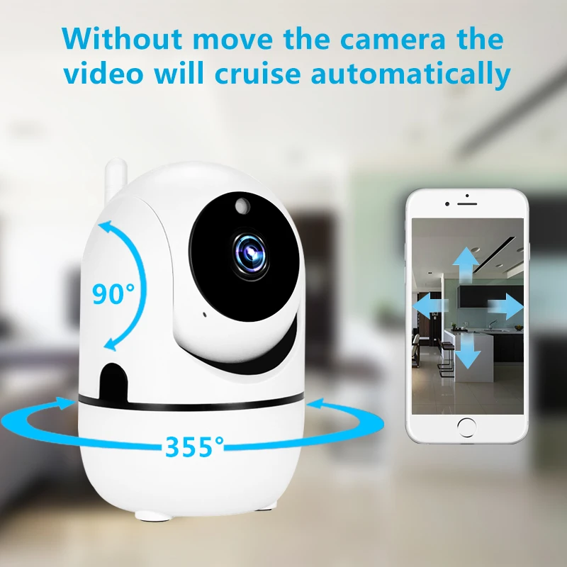 Full HD Беспроводная камера Wifi IP CCTV мини Сетевая видеонаблюдения автоматическое