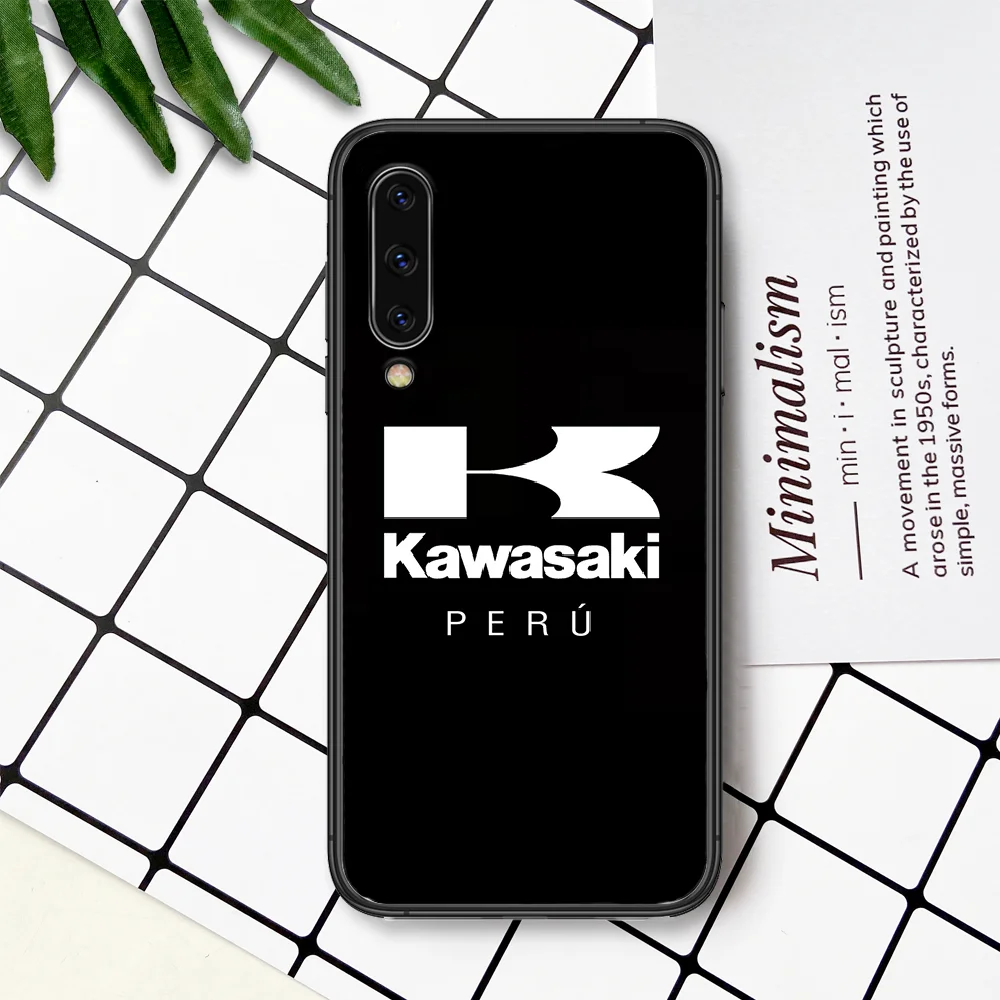 

Cool Moto Brand Kawasaki Phone Case For Samsung Galaxy A 3 5 7 8 10 20 20E 21S 30 30S 40 50 51 70 71 black Waterproof Trend