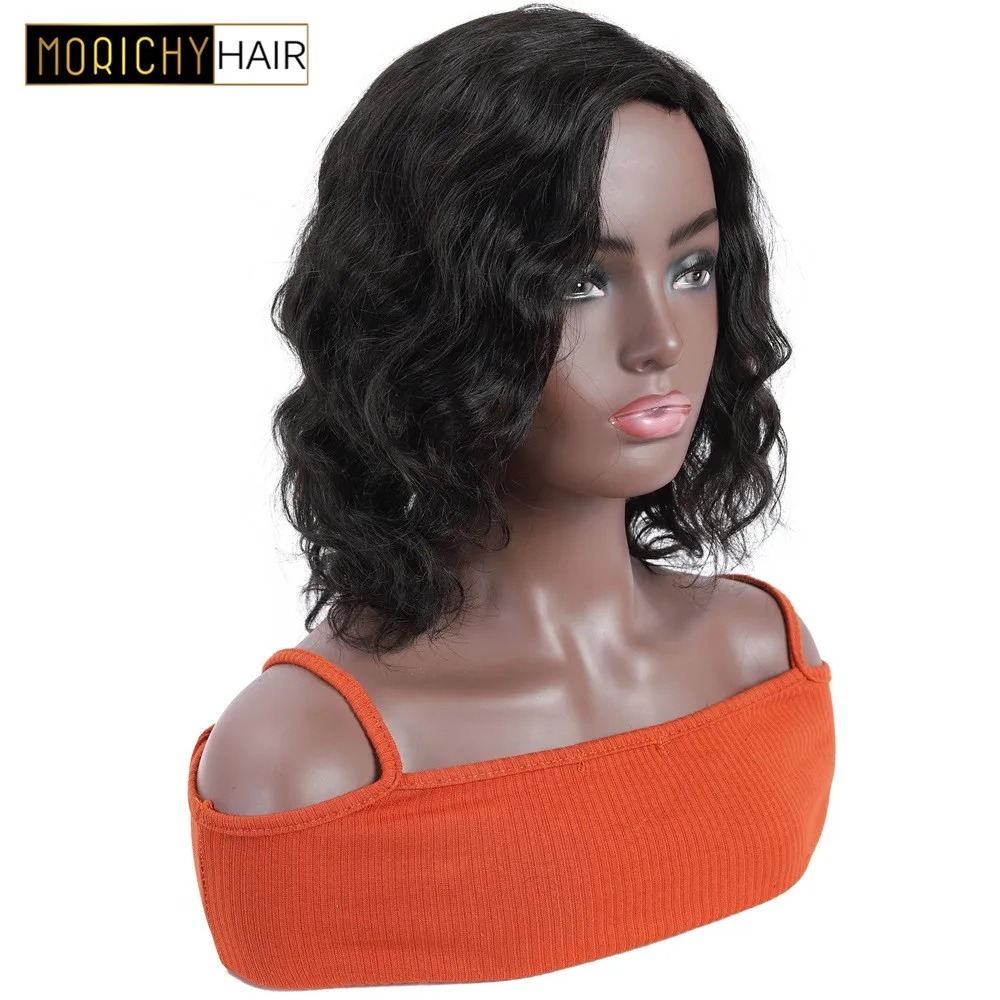 Бразильские волнистые человеческие волосы MORICHY короткий парик для женщин не Реми