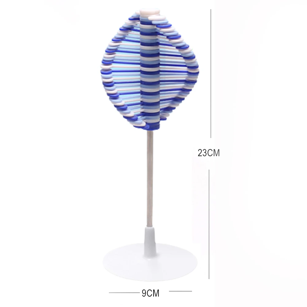 Lollipop-varita giratoria de juguete, alivia el estr&eacute;s, ornamento de escritorio para el hogar, decoraci&oacute;n, juguete de descompresi&oacute;n, regalo de adorno para ni&ntilde;os-5