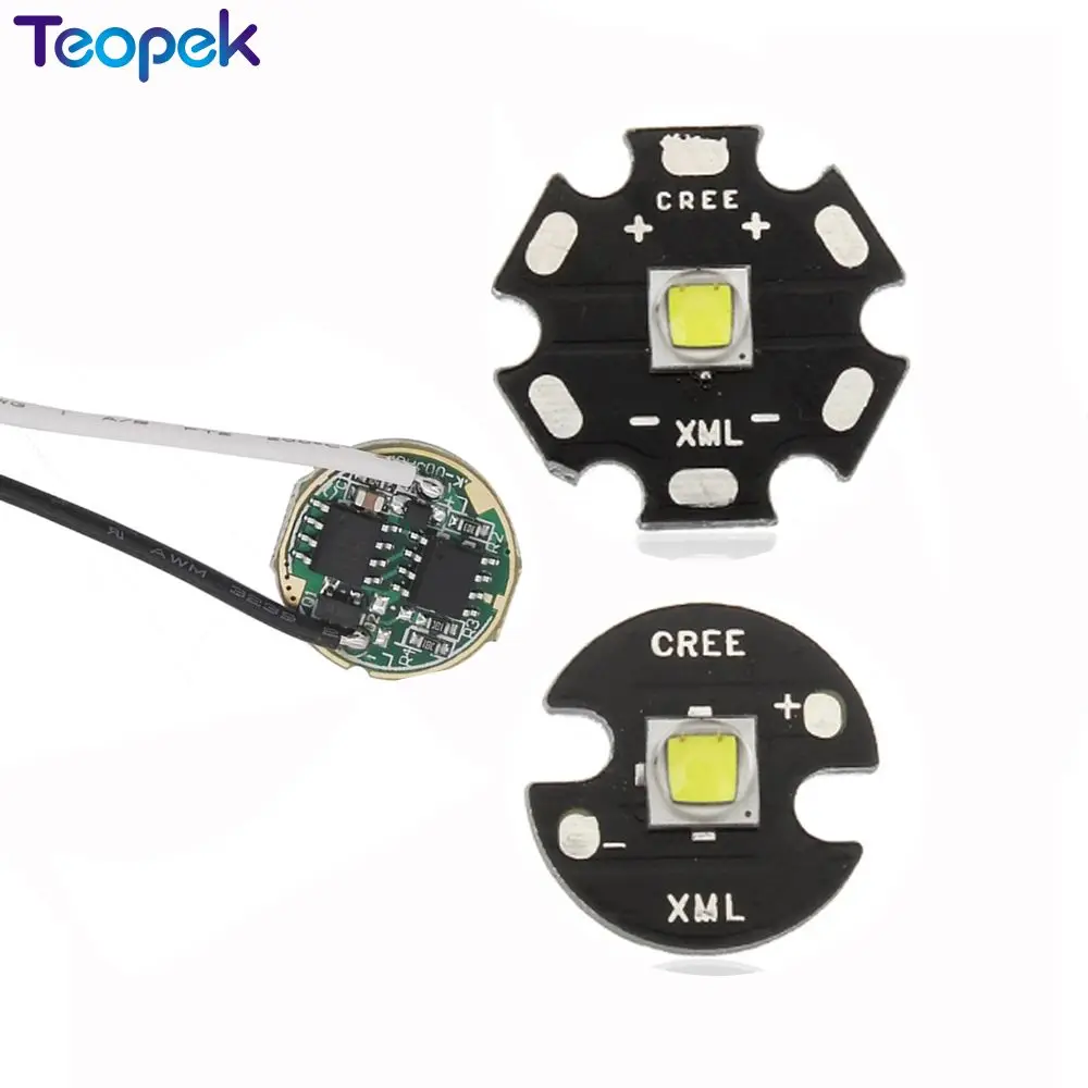 Светодиодный эмиттерный чип Cree XML2 10 Вт 16/20 мм + 3 7 в пост. Тока 2 5 А|Подвесные