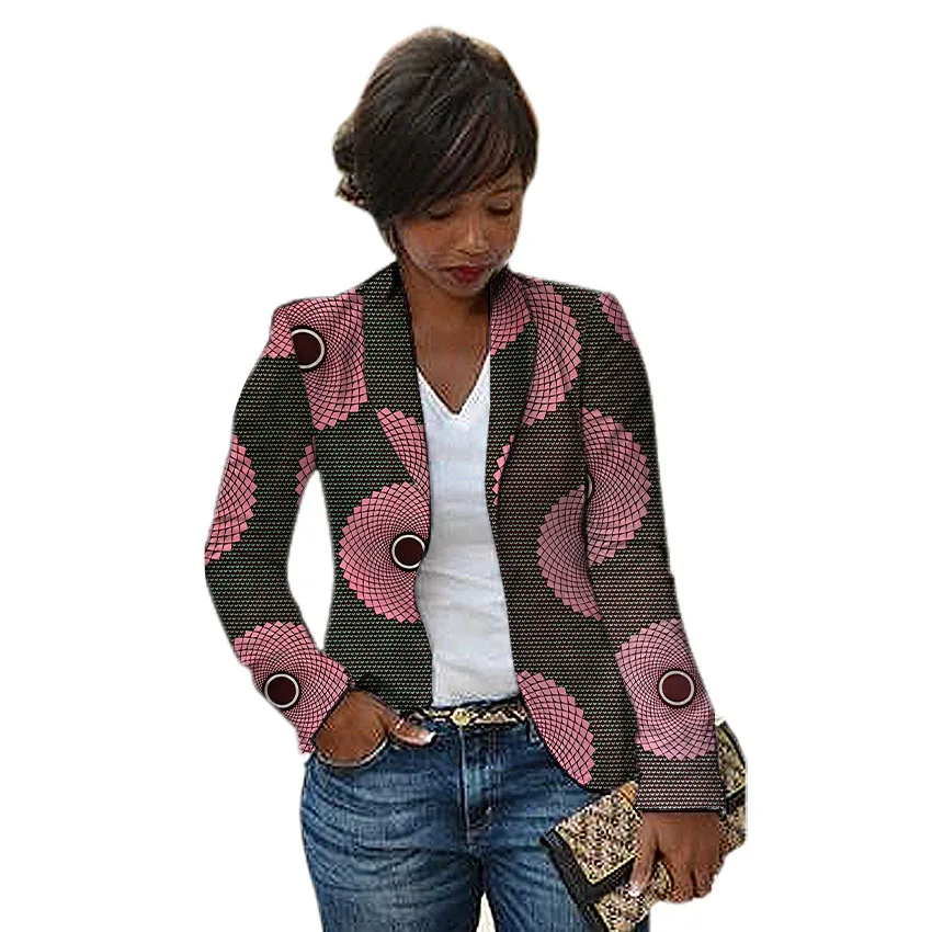 Африканские модные женские блейзеры с воротником-шалью дизайнерские костюмы