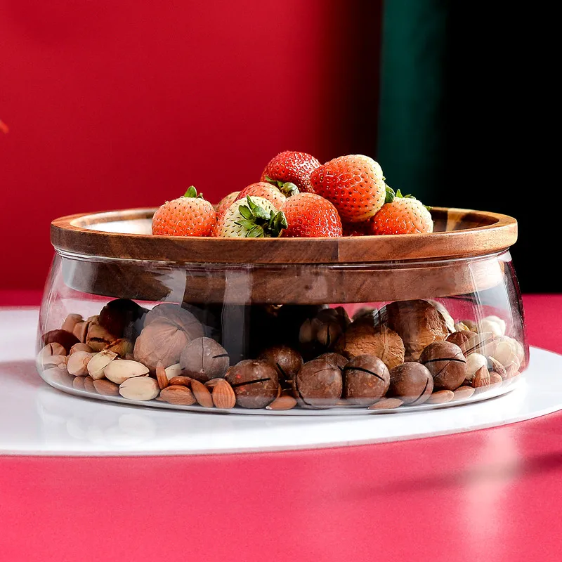 Деревянная гайка в японском стиле фоторамка для фруктов Современная двойная