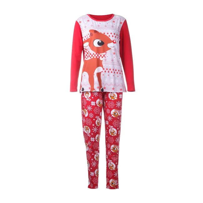 

Family Christmas Matching Clothes Outfits Sets Xmas Clothing Set Animal Printed Sleepwear Homewear Pajamas