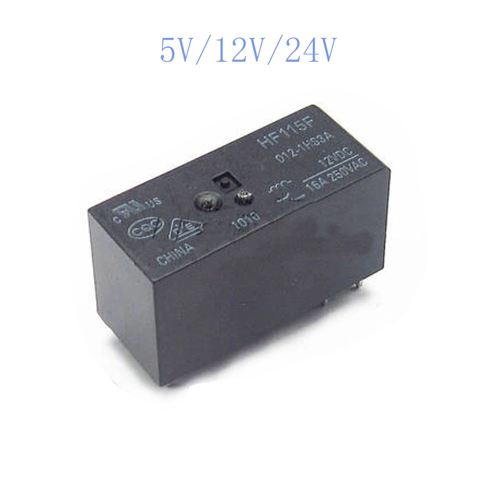 3PCS/lot 100%New Relay HF115F-005-1HS3A HF115F-012-1HS3A HF115F-024-1HS3A HF115F 012 1HS3A 16A 6PIN JQX-115F