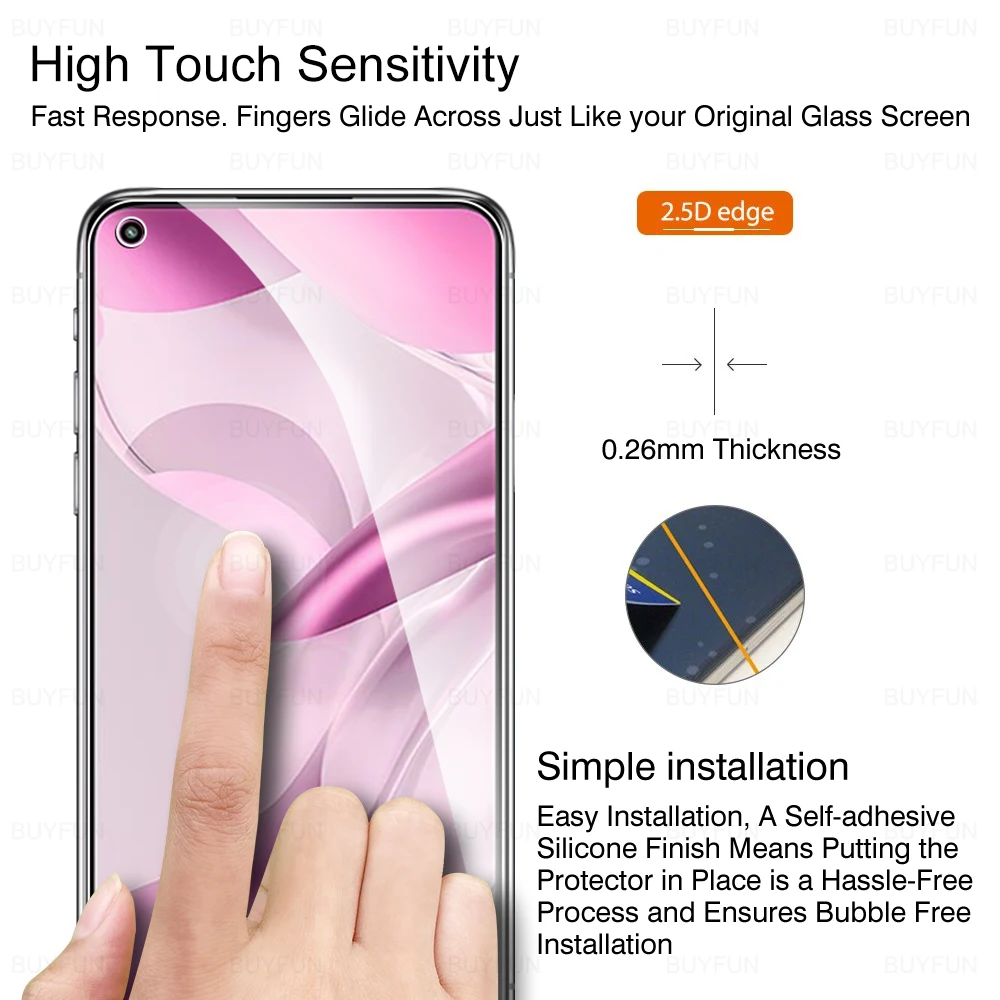 6 в 1 Mi 11 lite NE-5G защита экрана из закаленного стекла для Xiaomi Lite 5G NE Защита объектива