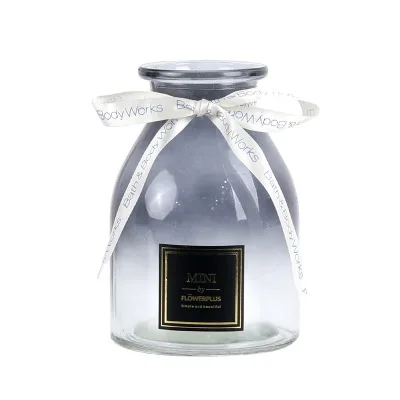 Простое маленькое круглое стеклянное ваза для гостиной красочная прозрачная