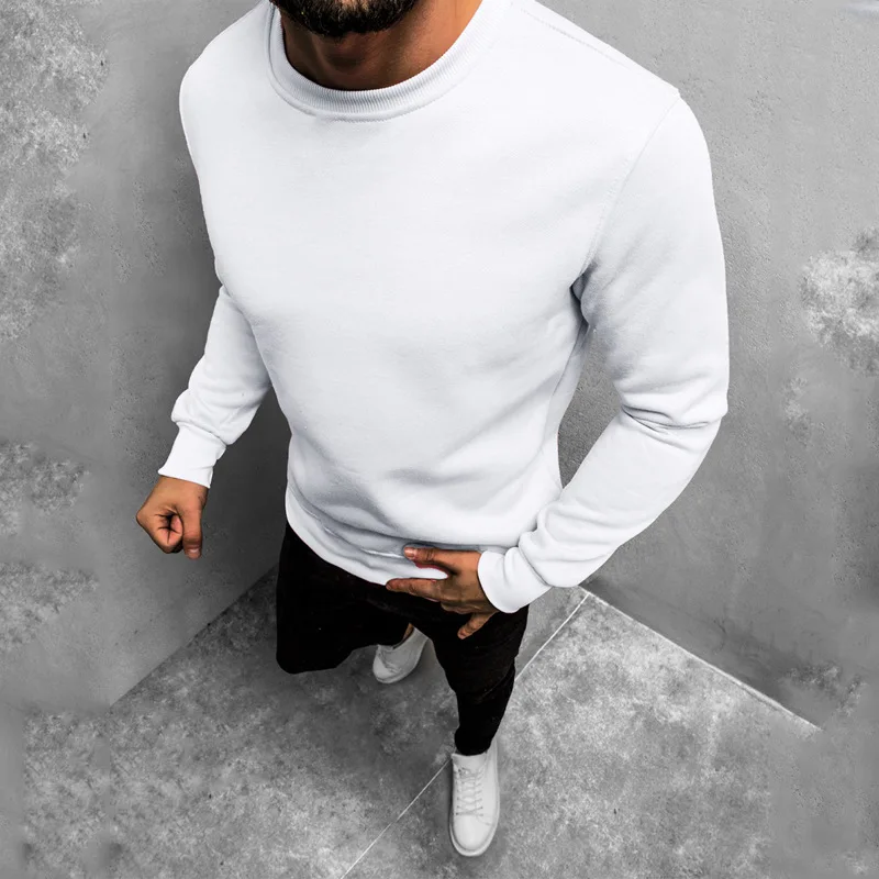 Свитшот SITEWEIE G522 однотонный с капюшоном уличная спортивная повседневная одежда