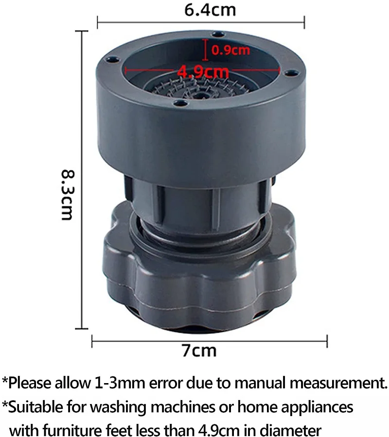 4pcs anti vibration pads refrigerator base fixed non slip pad washing machine support dampers stand accessories dropshipping free global shipping