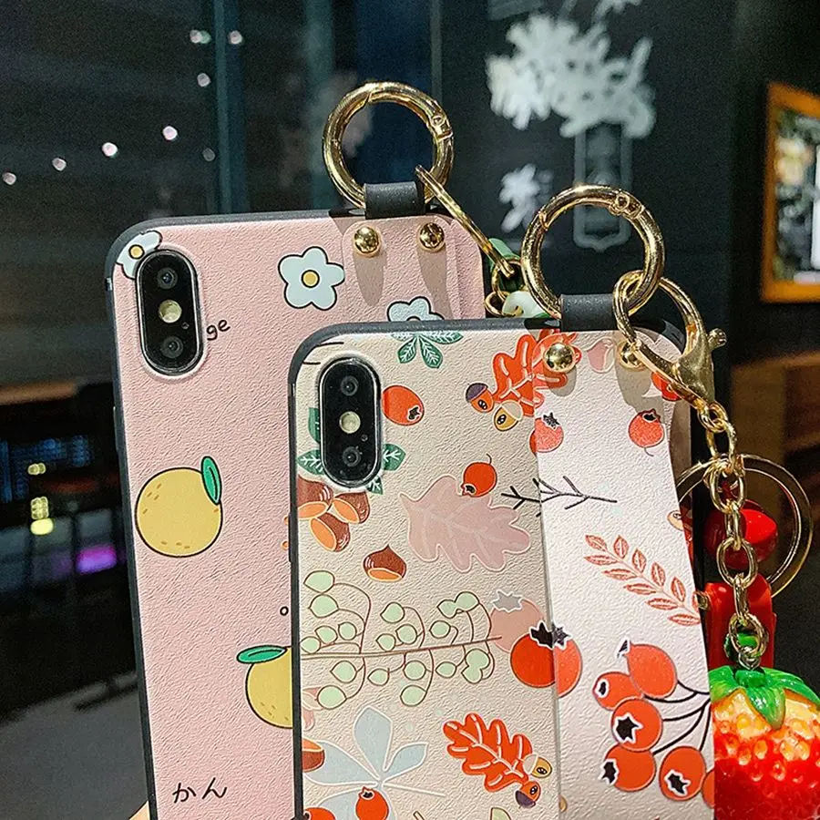 love wristband ornaments phone case for iphone 11 12 pro max 7 8 plus se 2020 12 mini soft back bracket phone cover case coque free global shipping
