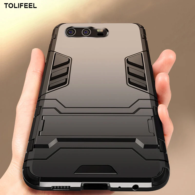 

Case For Huawei P10 Lite Silicone P10 Cover Anti-Knock Hard PC Robot Armor Slim Phone Back Cases For Huawei P10 Plus Coque