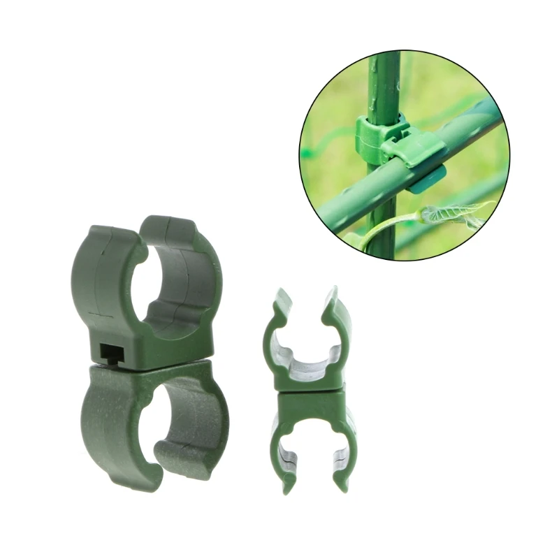 

Garden Climbing Rattan Stent Accessories Rod Connector Stake Clip Agriculture Adjustable Plastic Fastener