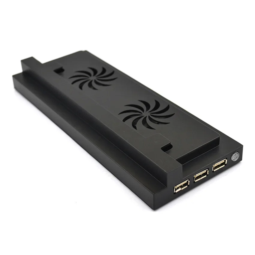 Вертикальная подставка с двойным охлаждающим вентилятором для Xbox one S/Slim хаб 3 USB