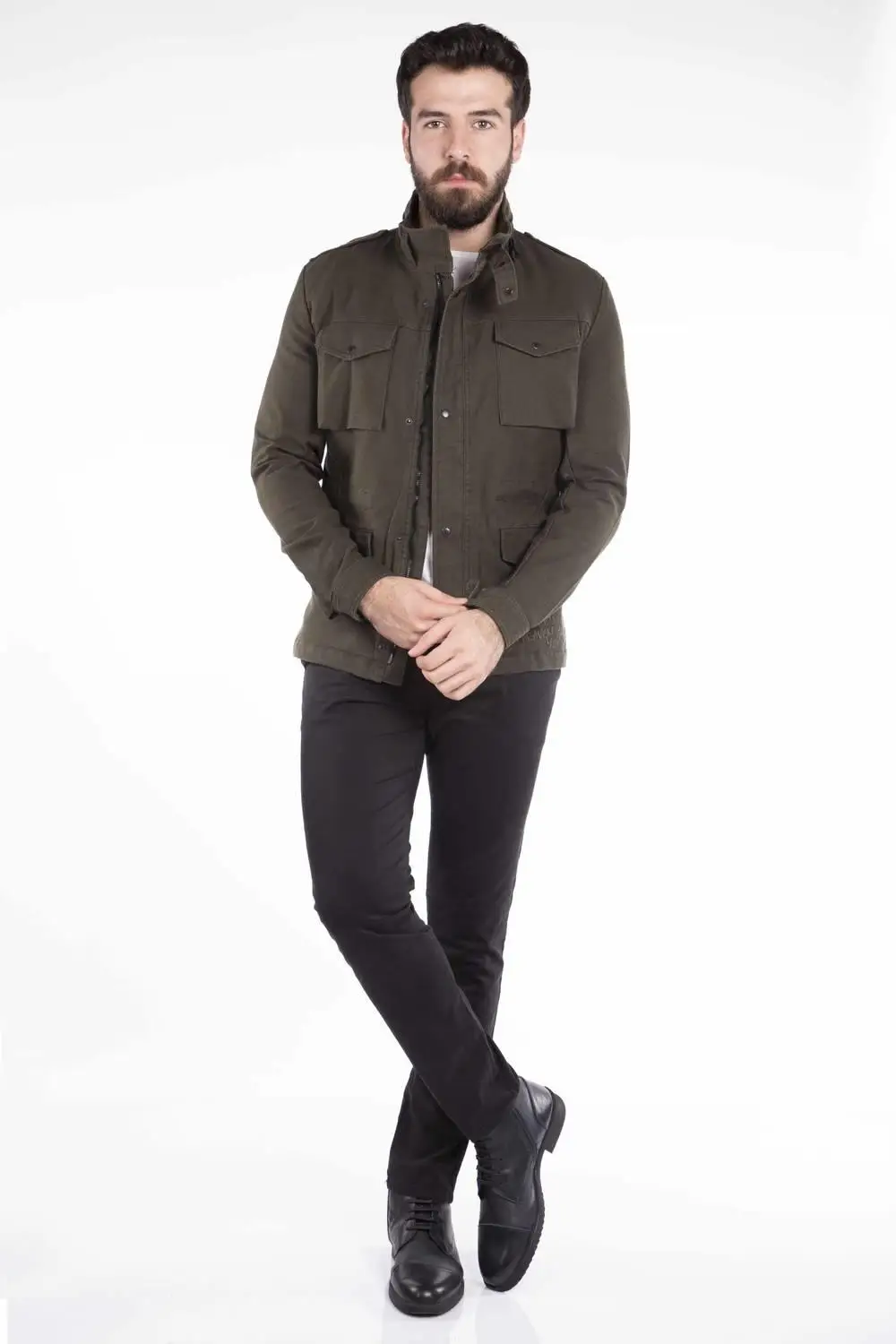 

Pocket Detailed Mens Jean Jacket