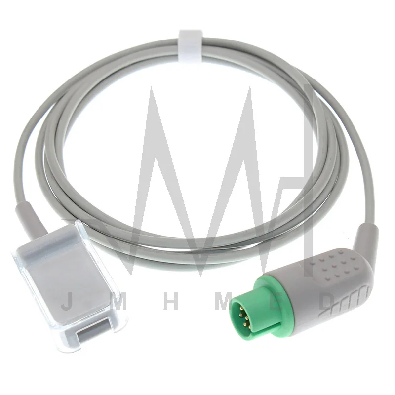 

Compatible with 9P Spo2 Sensor Extension Cable of Bionet BM3 BM5 BM7 Monitor,for Nellcor DB 7P Non-Oximax Sensor,7pin Spo2 Probe